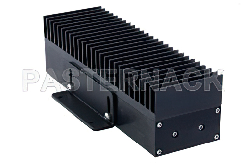 High Power 100 Watt RF Load Up to 2.7 GHz with N Female Black Anodized Aluminum