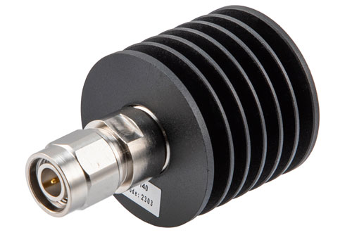 10 Watt RF Load (Termination) Up to 12.4 GHz With TNC Male Input Black Anodized Aluminum Body