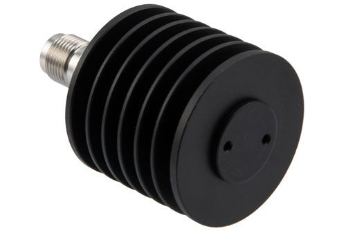 10 Watt RF Load (Termination) Up to 12.4 GHz With TNC Female Input Black Anodized Aluminum Body