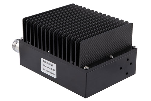 Low PIM 50 Watt RF Load 0.4 GHz to 6 GHz with 4.3-10 Female Black Anodized Aluminum
