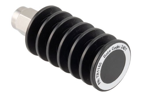 10 Watt RF Load Up to 26.5 GHz With SMA Male Input Black Anodized Aluminum Heatsink