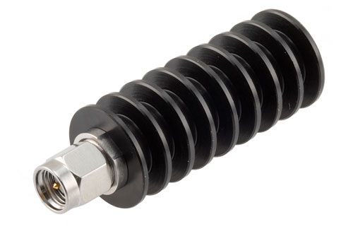 20 Watt RF Load Up to 26.5 GHz With SMA Male Input Black Anodized Aluminum Heatsink
