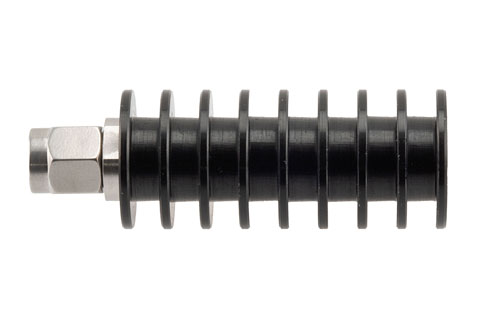 20 Watt RF Load Up to 26.5 GHz With SMA Male Input Black Anodized Aluminum Heatsink