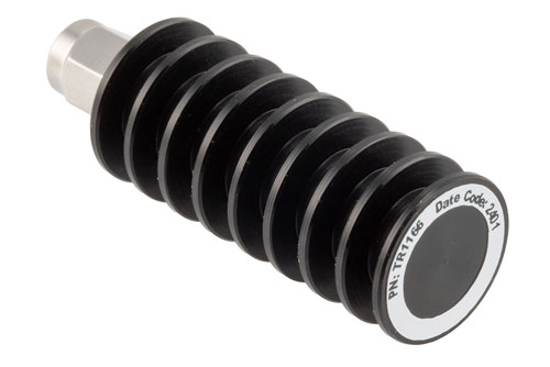 20 Watt RF Load Up to 26.5 GHz With SMA Male Input Black Anodized Aluminum Heatsink