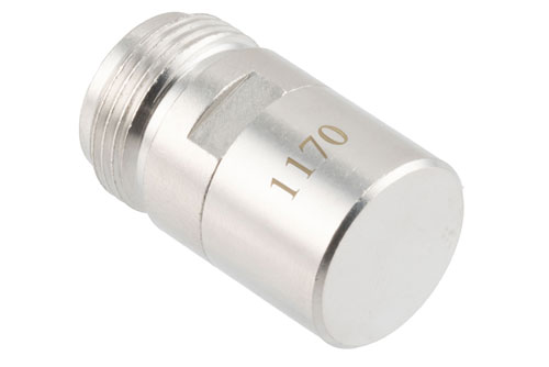 2 Watt RF Load Up to 18 GHz With N-Type Female Input Brass Body