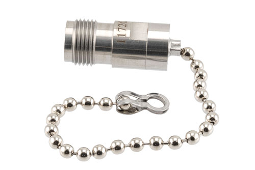 2 Watt RF Load With Chain Up to 18 GHz With TNC Female Input Stainless Steel Body