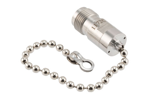 2 Watt RF Load With Chain Up to 18 GHz With TNC Female Input Stainless Steel Body