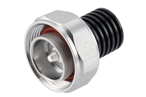 5 Watt RF Load (Termination) Up to 6 GHz With 7/16 DIN Male Input Black Anodized Aluminum Body