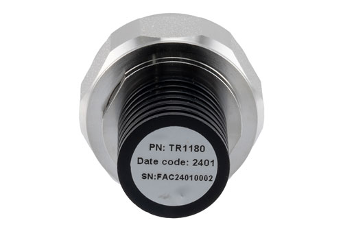 5 Watt RF Load (Termination) Up to 6 GHz With 7/16 DIN Male Input Black Anodized Aluminum Body