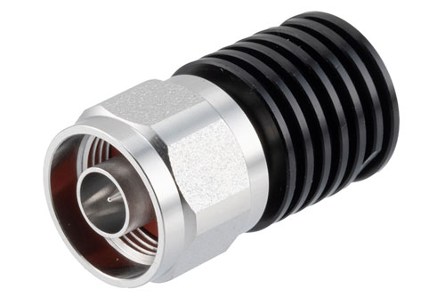 5 Watt RF Load (Termination) Up to 6 GHz With N Male Input Black Anodized Aluminum Body
