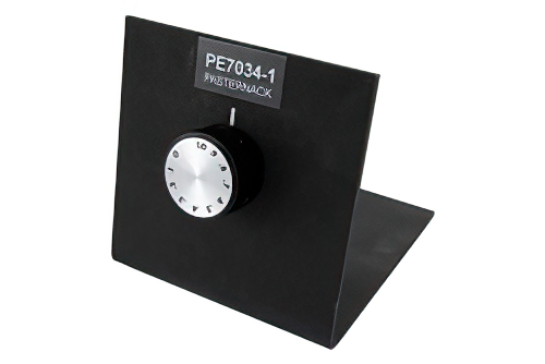 0 to 1 dB Rotary Step Attenuator, BNC Female to BNC Female with 0.1 dB Step Rated to 1 Watt Up to 1 GHz