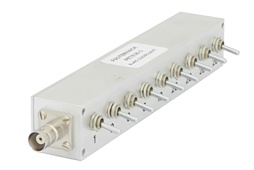 0 to 102 dB Toggle Step Attenuator, BNC Female to BNC Female With 1 dB Step Rated to 1 Watt Up to 1,000 MHz