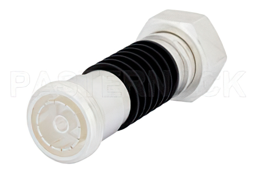 20 dB Fixed Attenuator, 7/16 DIN Male to 7/16 DIN Female Black Anodized Aluminum Heatsink Body Rated to 10 Watts Up to 7.5 GHz