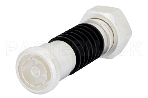 2 dB Fixed Attenuator, 7/16 DIN Male to 7/16 DIN Female Black Anodized Aluminum Heatsink Body Rated to 10 Watts Up to 7.5 GHz