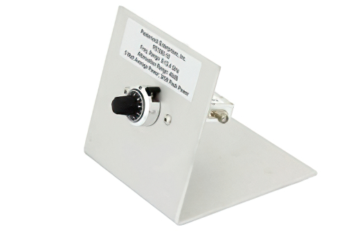 0 to 40 dB Rotary Continuously Variable Attenuator, SMA Female To SMA Female Rated To 5 Watts From 8 GHz To 12.4 GHz
