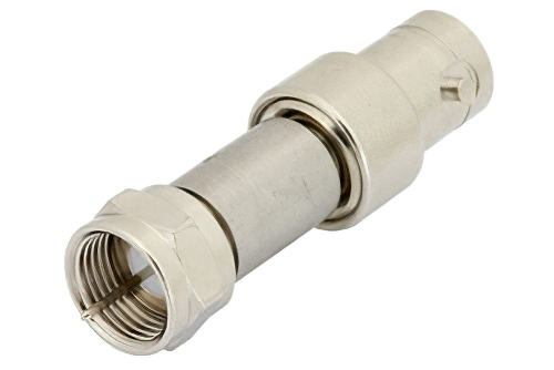 50 Ohm BNC Female to 75 Ohm F Male Matching Pad Operating from DC to 3 GHz RoHS Compliant