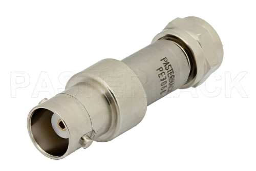 50 Ohm BNC Female to 75 Ohm F Male Matching Pad Operating from DC to 3 GHz RoHS Compliant