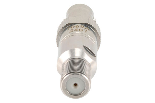 50 Ohm BNC Female to 75 Ohm F Female Matching Pad Operating from DC to 3 GHz