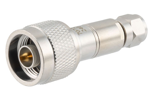 50 Ohm N Male to 75 Ohm F Male Matching Pad Operating from DC to 3 GHz