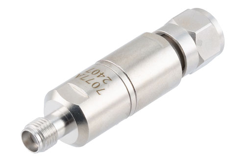 50 Ohm SMA Female to 75 Ohm F Male Matching Pad Operating from DC to 3 GHz