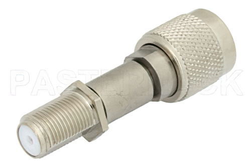 50 Ohm TNC Male to 75 Ohm F Female Matching Pad Operating from DC to 3 GHz RoHS Compliant