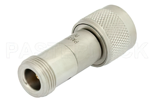 50 Ohm N Female to 75 Ohm N Male Matching Pad Operating from DC to 3 GHz RoHS Compliant