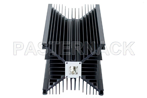 3 dB Fixed Attenuator, N Male to N Female Directional Black Anodized Aluminum Heatsink Body Rated to 500 Watts Up to 2.4 GHz