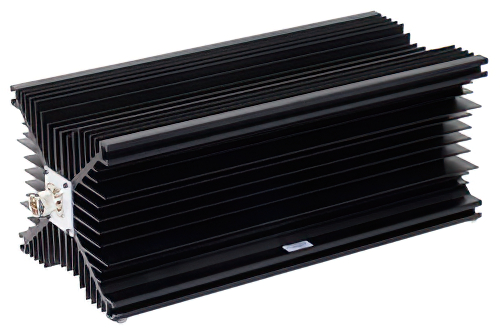 6 dB Fixed Attenuator, N Male to N Female Directional Black Anodized Aluminum Heatsink Body Rated to 500 Watts Up to 2.4 GHz