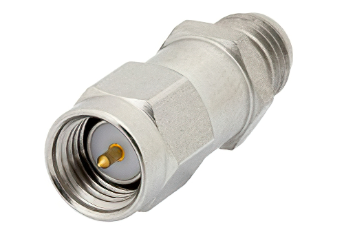 10 dB Fixed Attenuator, SMA Male to SMA Female Passivated Stainless Steel Body Rated to 2 Watts Up to 26 GHz