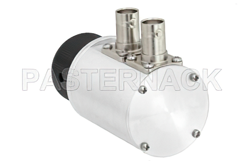 0 to 10 dB Rotary Step Attenuator, BNC Female to BNC Female With 1 dB Step Rated to 2 Watts Up to 2.2 GHz