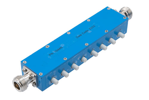 0 to 90 dB Push Button Step Attenuator, 50 Ohm N Female To 50 Ohm N Female With 1 dB Step Rated To 5 Watts Up To 3 GHz