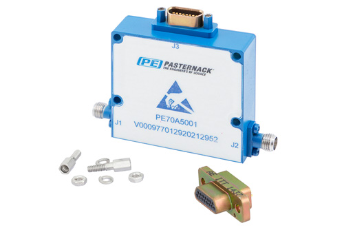 5 Bit TTL Controlled Programmable Attenuator, 30 dB, from 100 MHz to 18 GHz, 1 dB Steps, 2.92mm Female