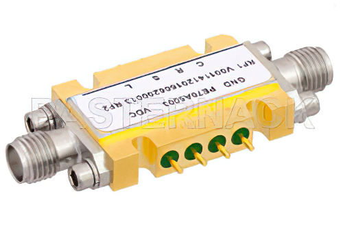 6 Bit CMOS Controlled Programmable Attenuator, 31.5 dB Up to 13 GHz, 0.5 dB Steps, SMA Female