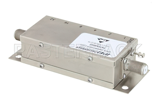 6 Bit Relay Controlled Programmable Attenuator, 63 dB Up to 1,000 MHz, 75 Ohm, 1 dB Steps, +12V, F Female