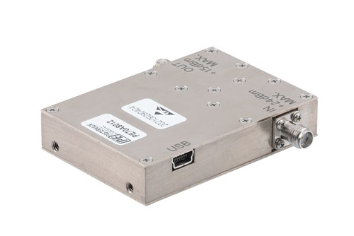 USB Controlled Programmable Attenuator, 63 dB, from 100 MHz to 18 GHz, 0.5 dB Steps SMA Female