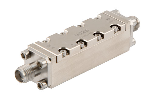 Negative Slope Equalizer, 4 GHz to 8 GHz, 3 dB Fixed Equalizing Value, 0.6 dB Loss, Max Pin 250 mW, SMA