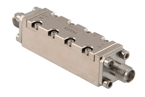 Negative Slope Equalizer, 4 GHz to 8 GHz, 3 dB Fixed Equalizing Value, 0.6 dB Loss, Max Pin 250 mW, SMA