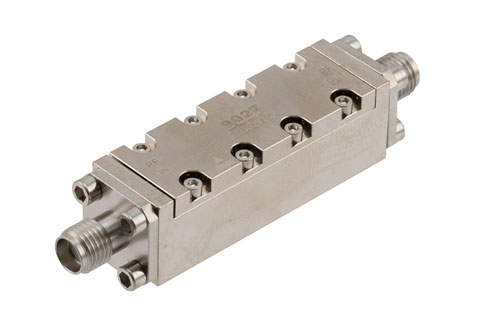 Negative Slope Equalizer, 4 GHz to 12 GHz, 3 dB Fixed Equalizing Value, 0.6 dB Loss, Max Pin 250 mW, SMA