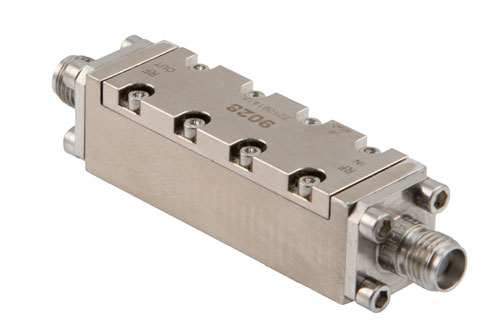 Negative Slope Equalizer, 4 GHz to 12 GHz, 6 dB Fixed Equalizing Value, 0.5 dB Loss, Max Pin 250 mW, SMA