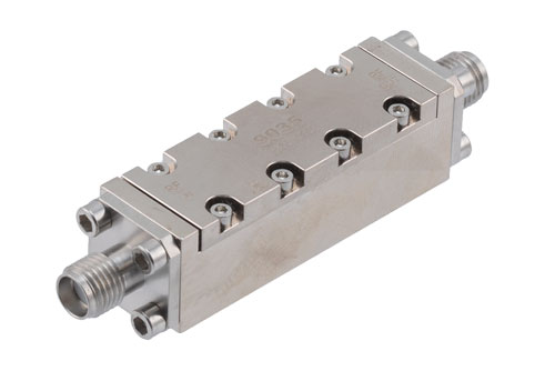 Negative Slope Equalizer, 12 GHz to 18 GHz, 3 dB Fixed Equalizing Value, 0.9 dB Loss, Max Pin 150 mW, SMA