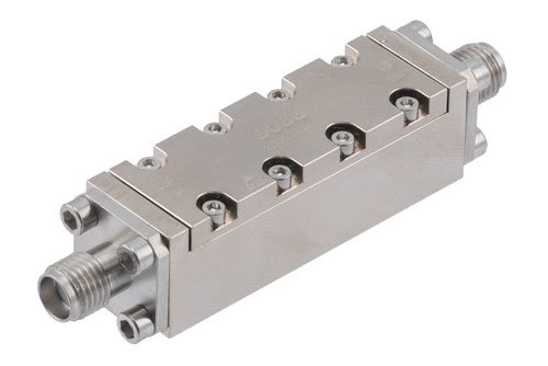 Negative Slope Equalizer, 12 GHz to 18 GHz, 7 dB Fixed Equalizing Value, 0.65 dB Loss, Max Pin 150 mW, SMA