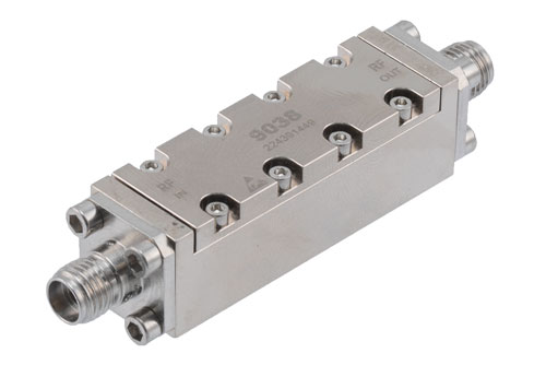 Negative Slope Equalizer, 18 GHz to 26 GHz, 6 dB Fixed Equalizing Value, 1.3 dB Loss, Max Pin 250 mW, SMA