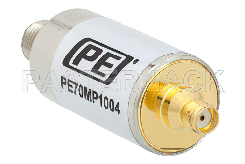 50 Ohm SMA Female to 75 Ohm F Female Matching Pad Operating From 0.009 MHz to 3 GHz RoHS Compliant