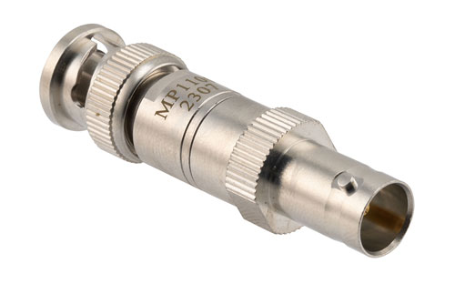 50 Ohm BNC Male to 75 Ohm BNC Female Matching Pad Operating from DC to 3 GHz