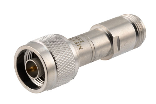 75 Ohm N Male to 50 Ohm N Female Matching Pad Operating from DC to 3 GHz