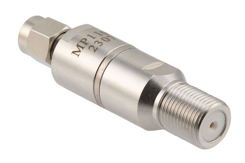 50 Ohm SMA Male to 75 Ohm F Female Matching Pad Operating from DC to 3 GHz