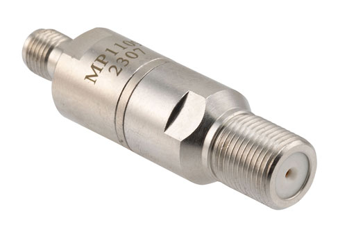 50 Ohm SMA Female to 75 Ohm F Female Matching Pad Operating from DC to 3 GHz