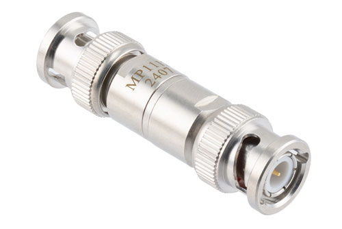 75 Ohm BNC Male to 50 Ohm BNC Male Matching Pad Operating from DC to 3 GHz