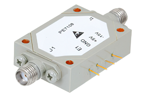 SMA SPST PIN Diode Switch Operating From 4 GHz to 8 GHz Up To +30 dBm