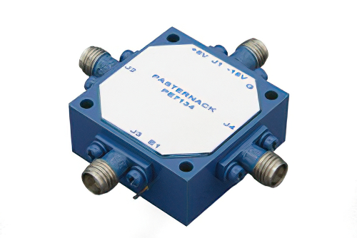 SMA Transfer PIN Diode Switch Operating From 1 GHz to 18 GHz Up To +27 dBm